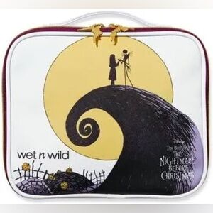 Wet n Wild Nightmare Before Christmas Makeup Bag - White, Yellow, Black